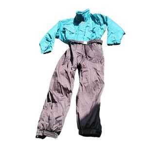 Vintage Inside Edge Performance‎ Outerwear Ski Jumpsuit Women Sz L Winterwear
